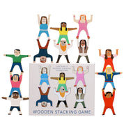 Wooden Stacking Characters Game