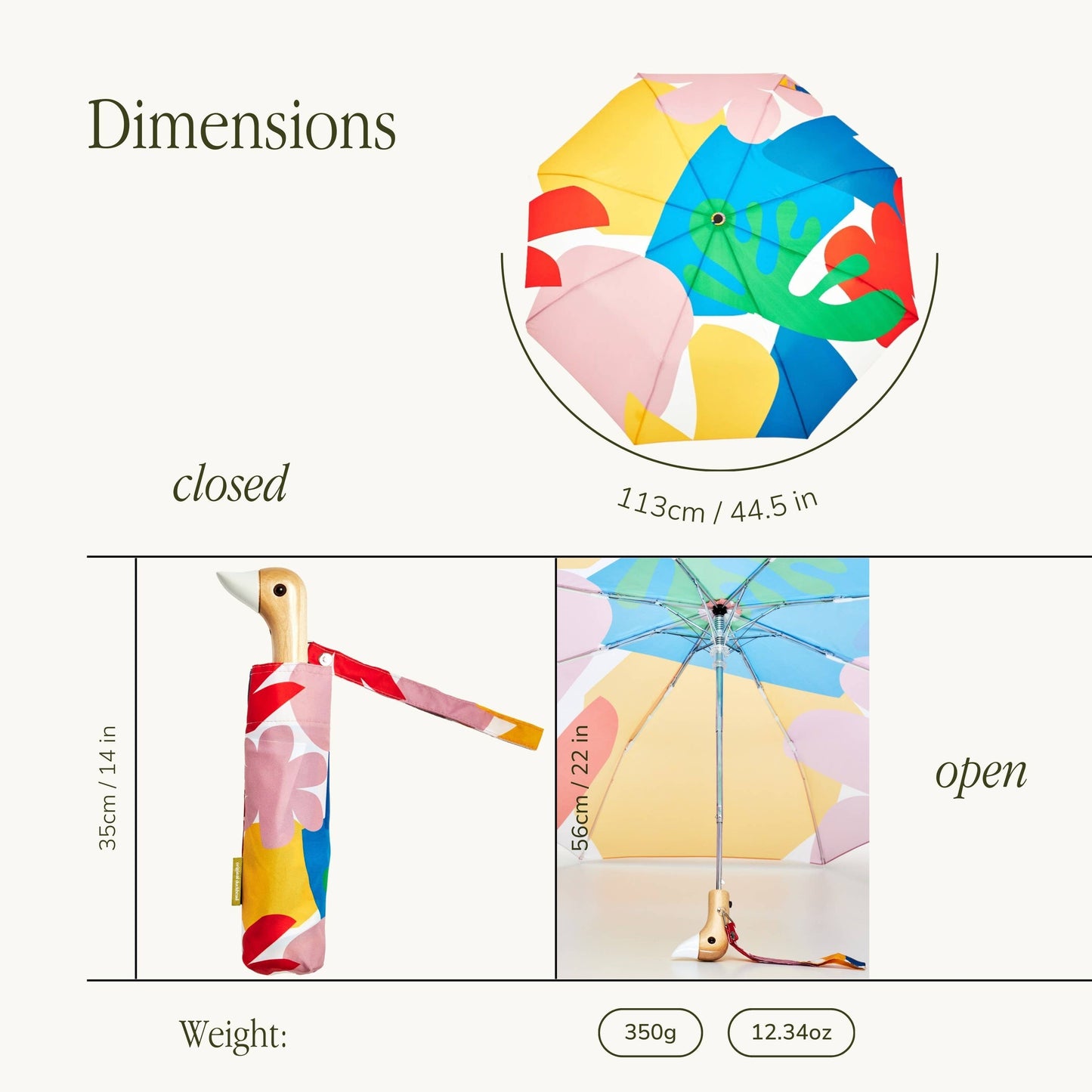 Matisse Compact Eco-Friendly Umbrella
