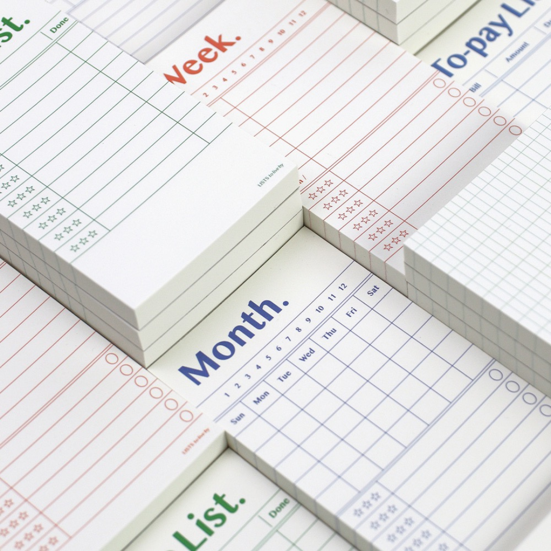 Paperian Lists to Live By memo pad