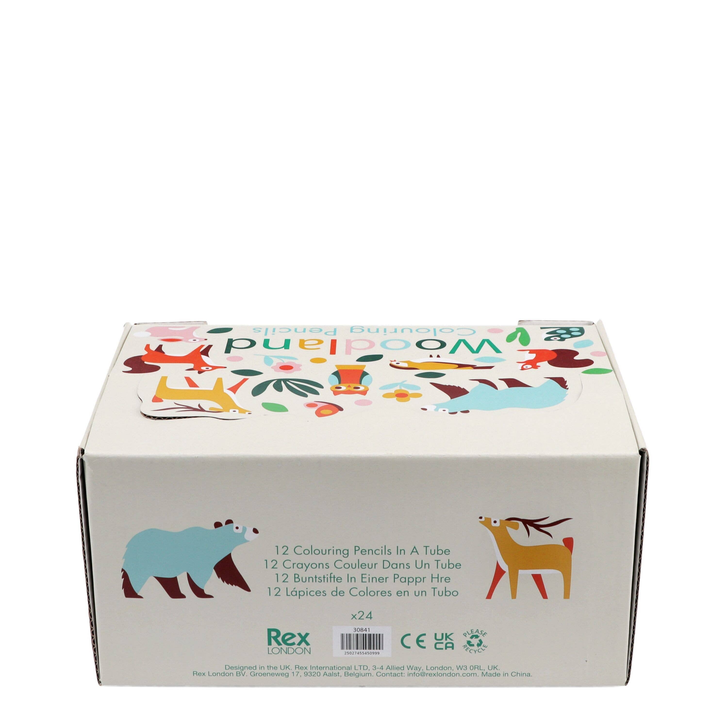 Tube of Colouring Pencils | Woodland