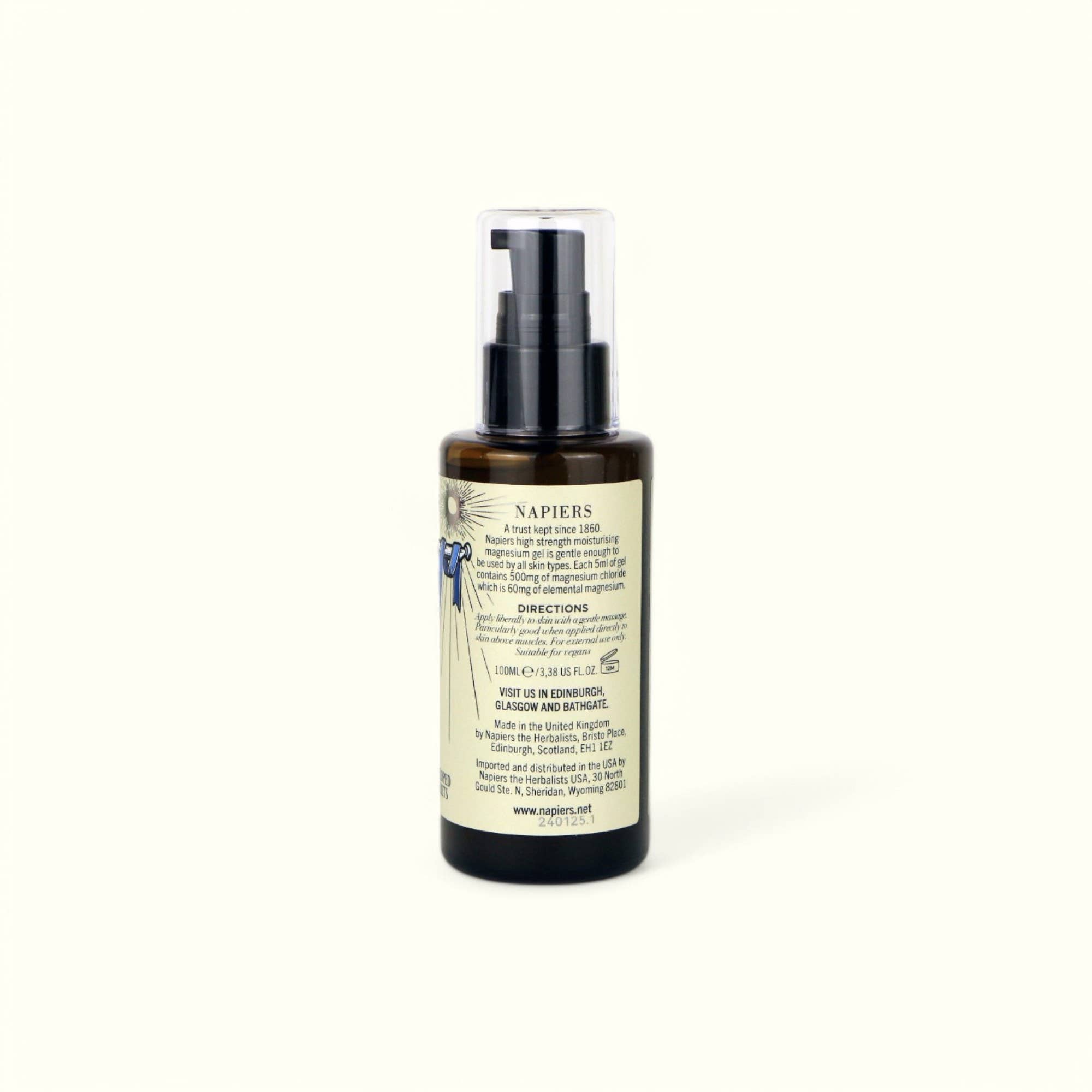 Napiers All Natural Magnesium Body Gel