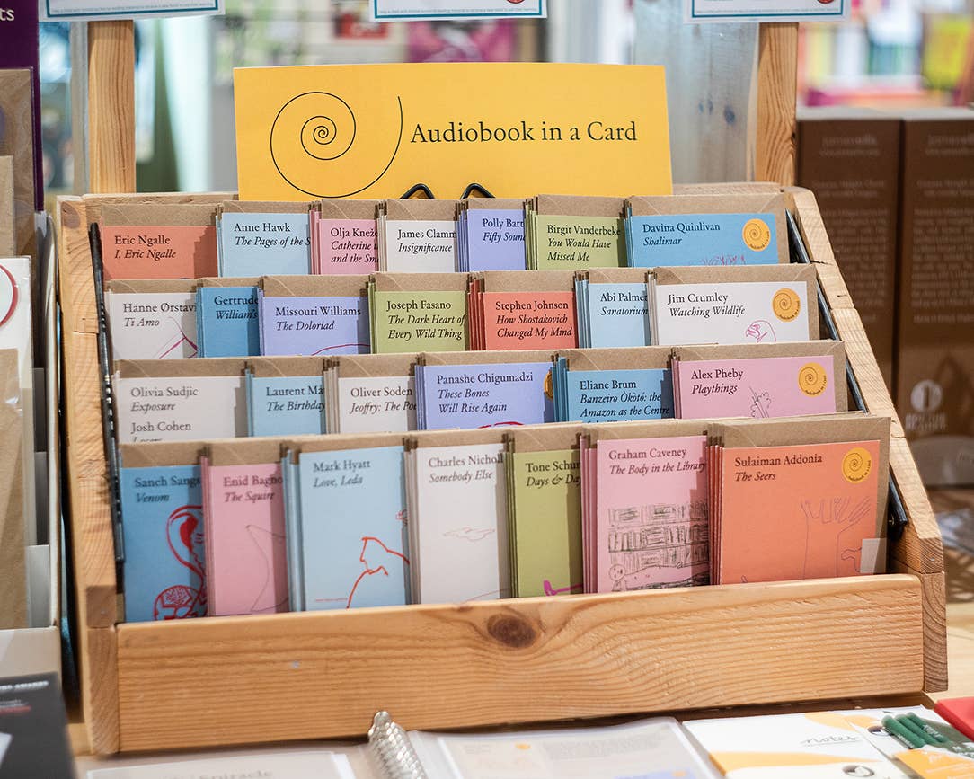 Audiobook in a Card: The Body in the Library 