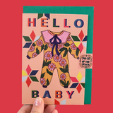 Hello Baby - Cute new baby card