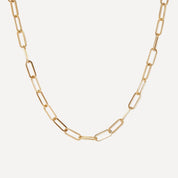 And Danu short Buoy necklace in waterproof PVD gold stainless steel