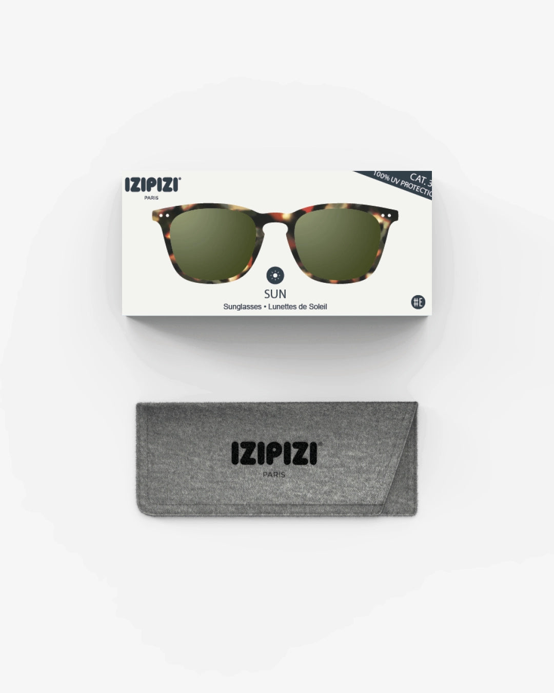 Sunglasses ‘Tortoise Green Lenses’ #E