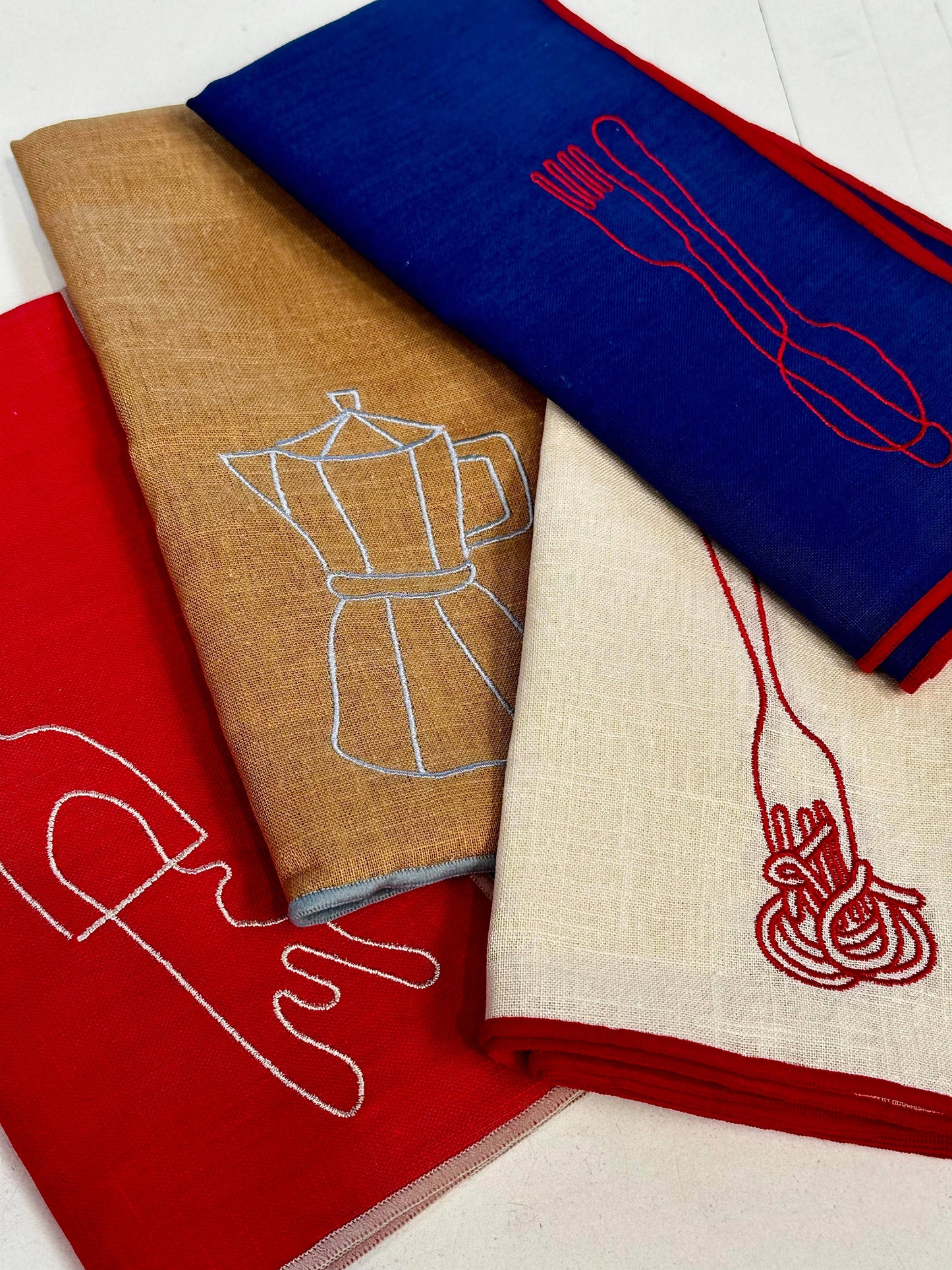 Linen Blend Napkins | Wine (Set of 2)
