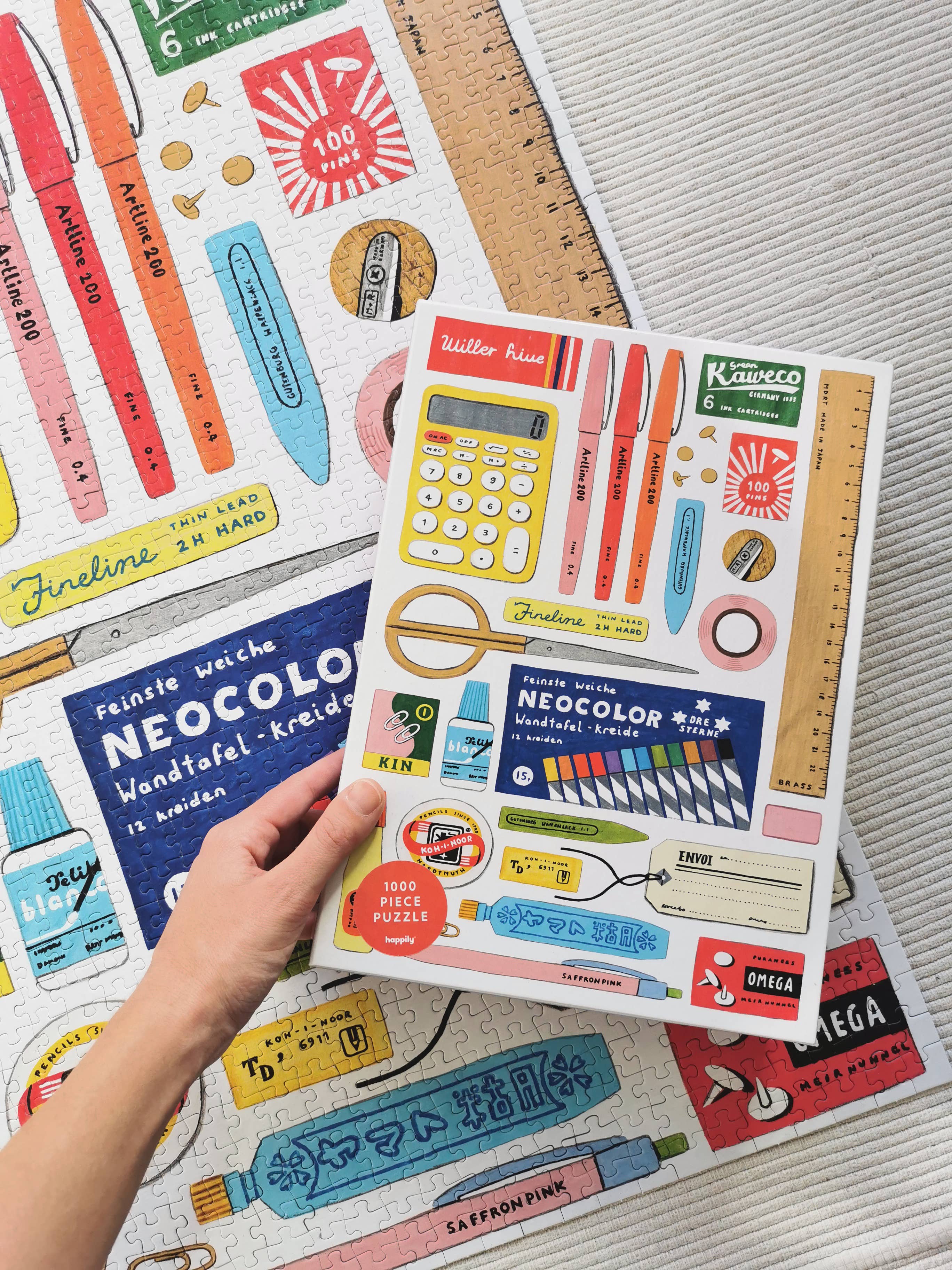 Jigsaw Puzzle | Stationery by Holly Maguire  1,000 pieces