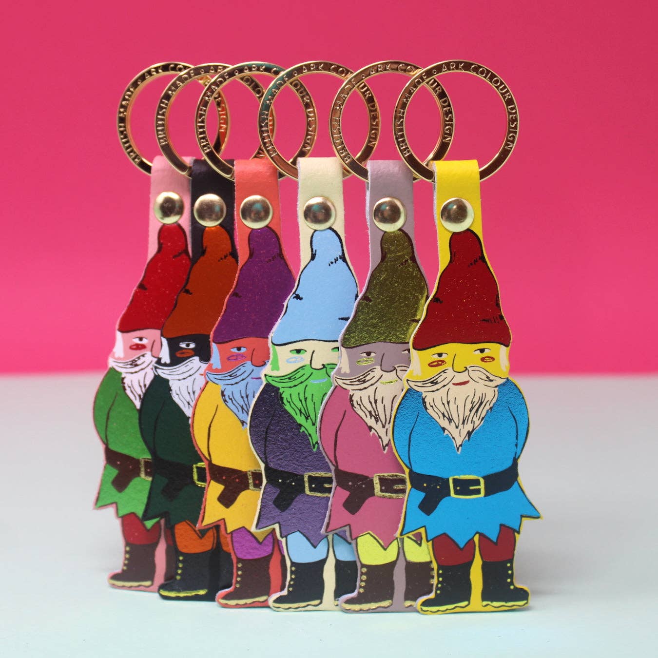 Welcome Gnome Key Fob