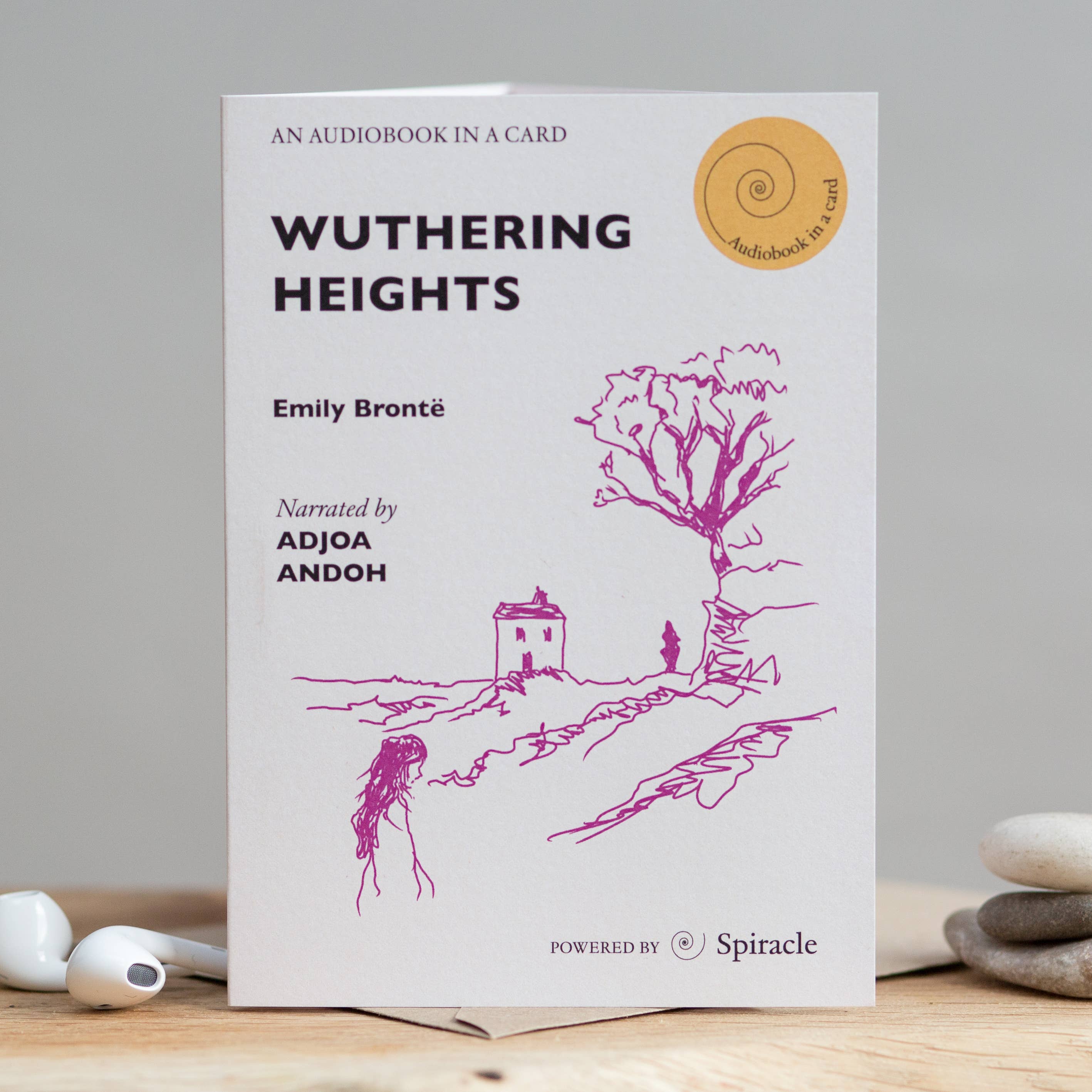 Audiobook in a Card: Emily Brontë’s Wuthering Heights