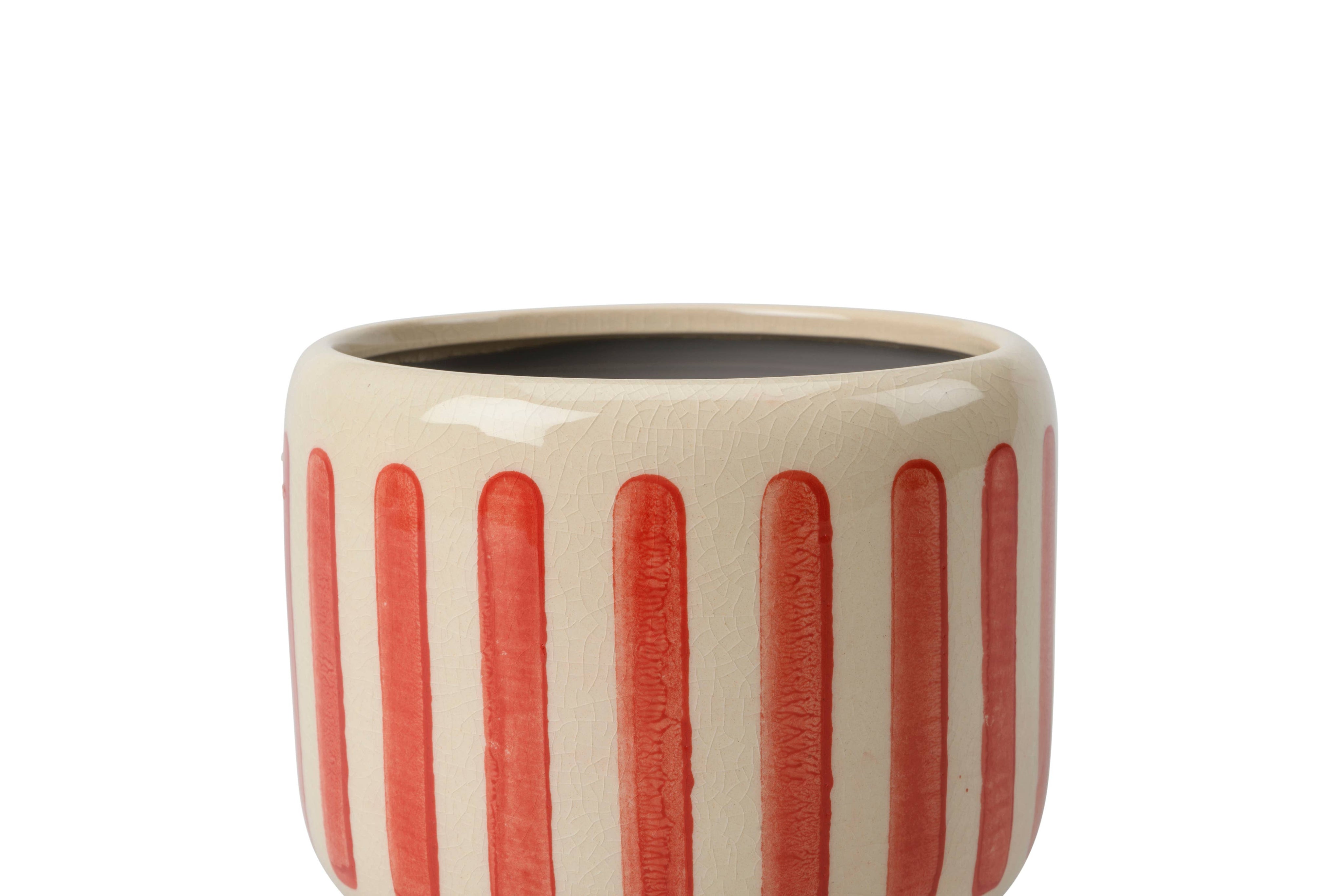 Indoor Pot | Red Stripe