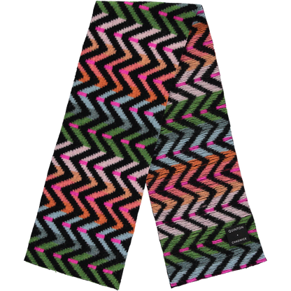 Small Zig Zag Scarf in Hibiscus