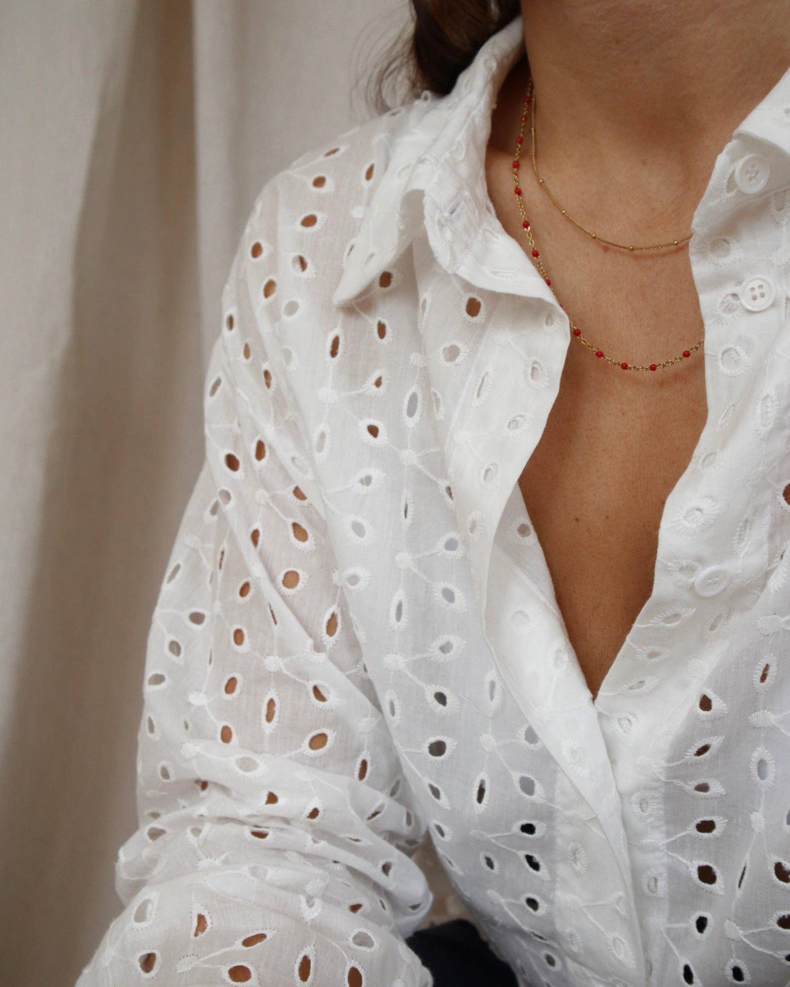 Sand Necklace | Red