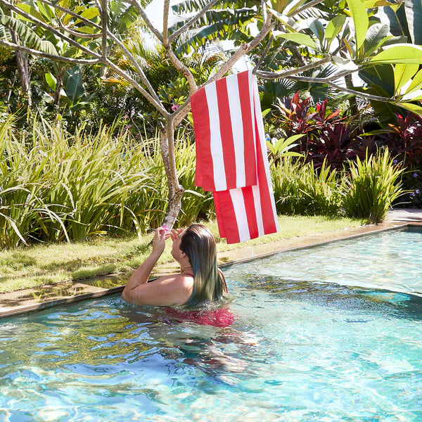 Quick Dry Towel | Cabana Waikiki Coral L & XL