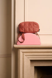 Cilou Puffy Belt Bag | White or Red Wood