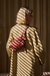 Cilou Puffy Belt Bag | White or Red Wood