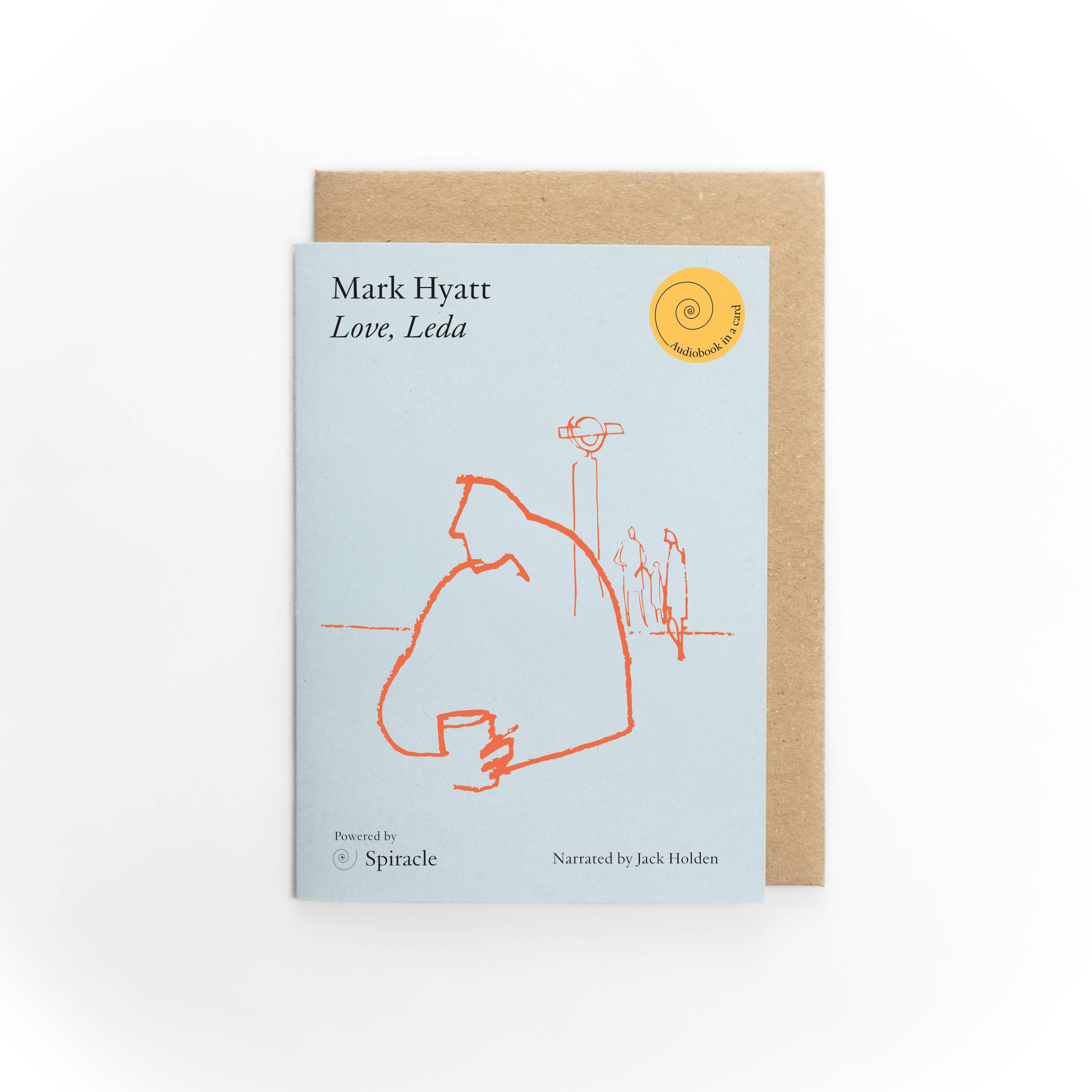 Audiobook in a Card: Love, Leda by Mark Hyatt