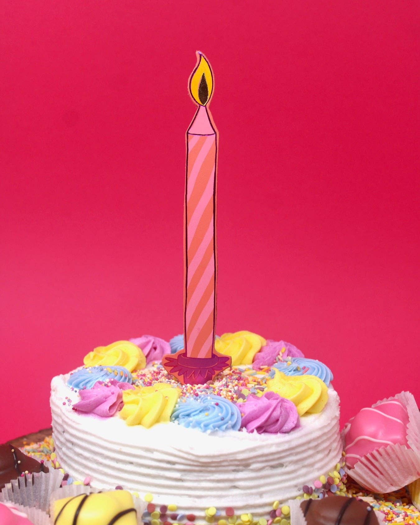 Birthday Candle Bookmark
