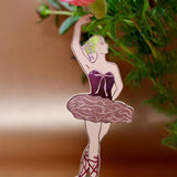 Ballerina Bookmark | Leather