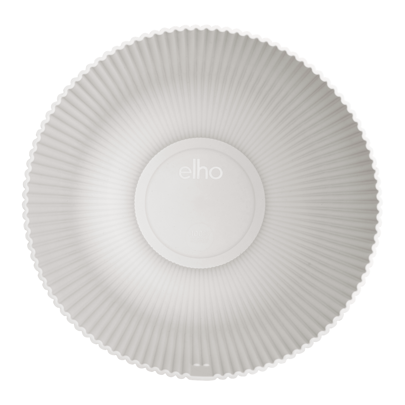 Vibes Coupe Fold Plant Pot | White / Deep Blue | Ø14cm, Ø30cm