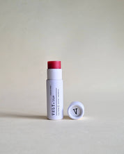 Natural Vegan Tinted Lip Balm "French Pink" With Carrot Oil