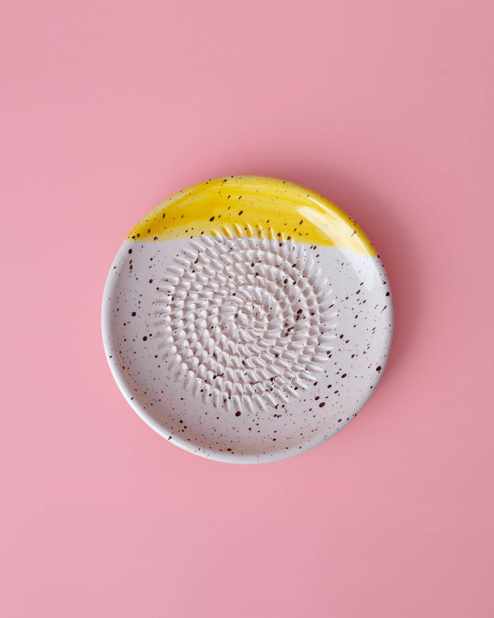 Ceramic Grater Plate | Cinnamon Design Small