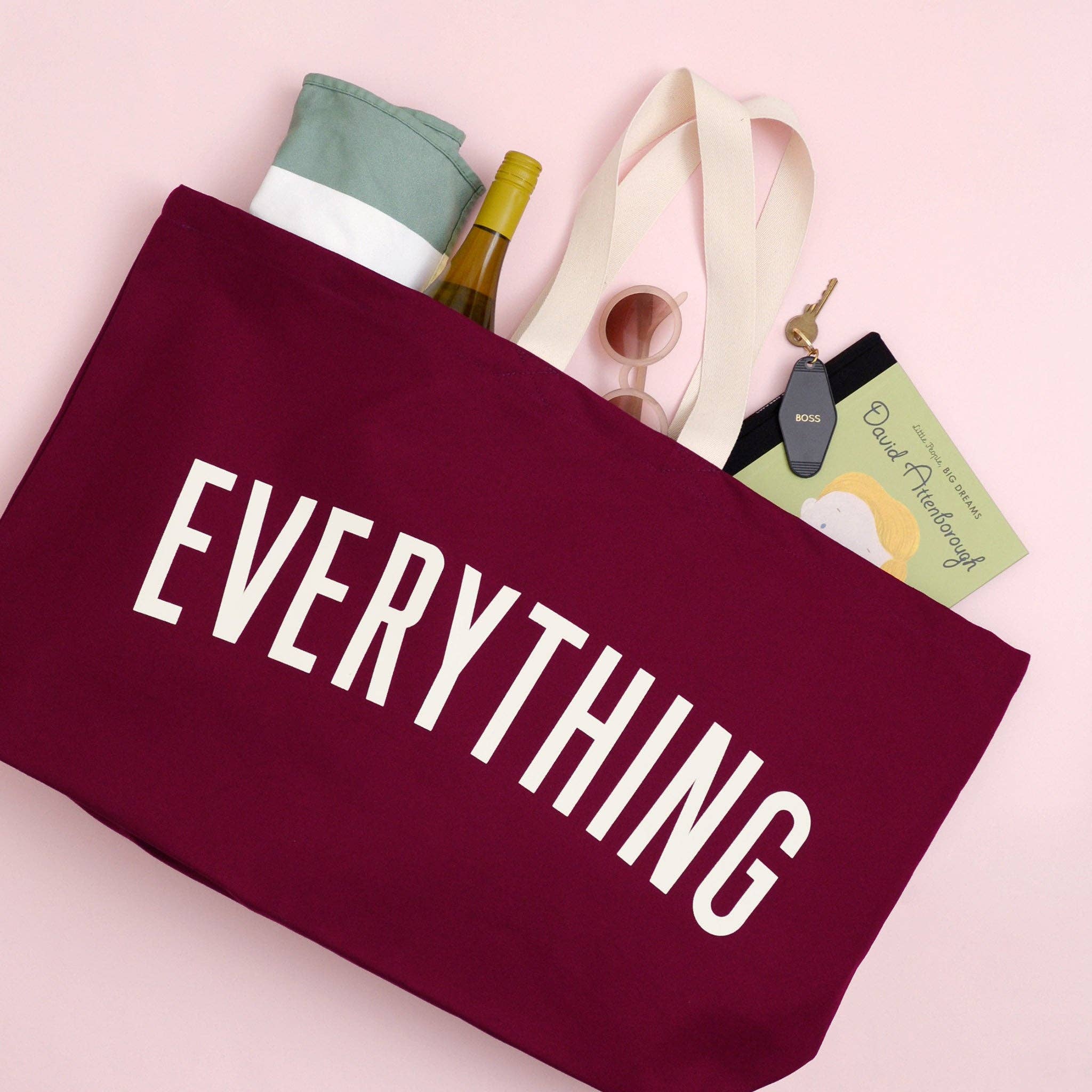 Everything | Burgundy REALLY Big Bag