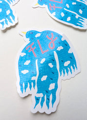 Fly Bird Sticker