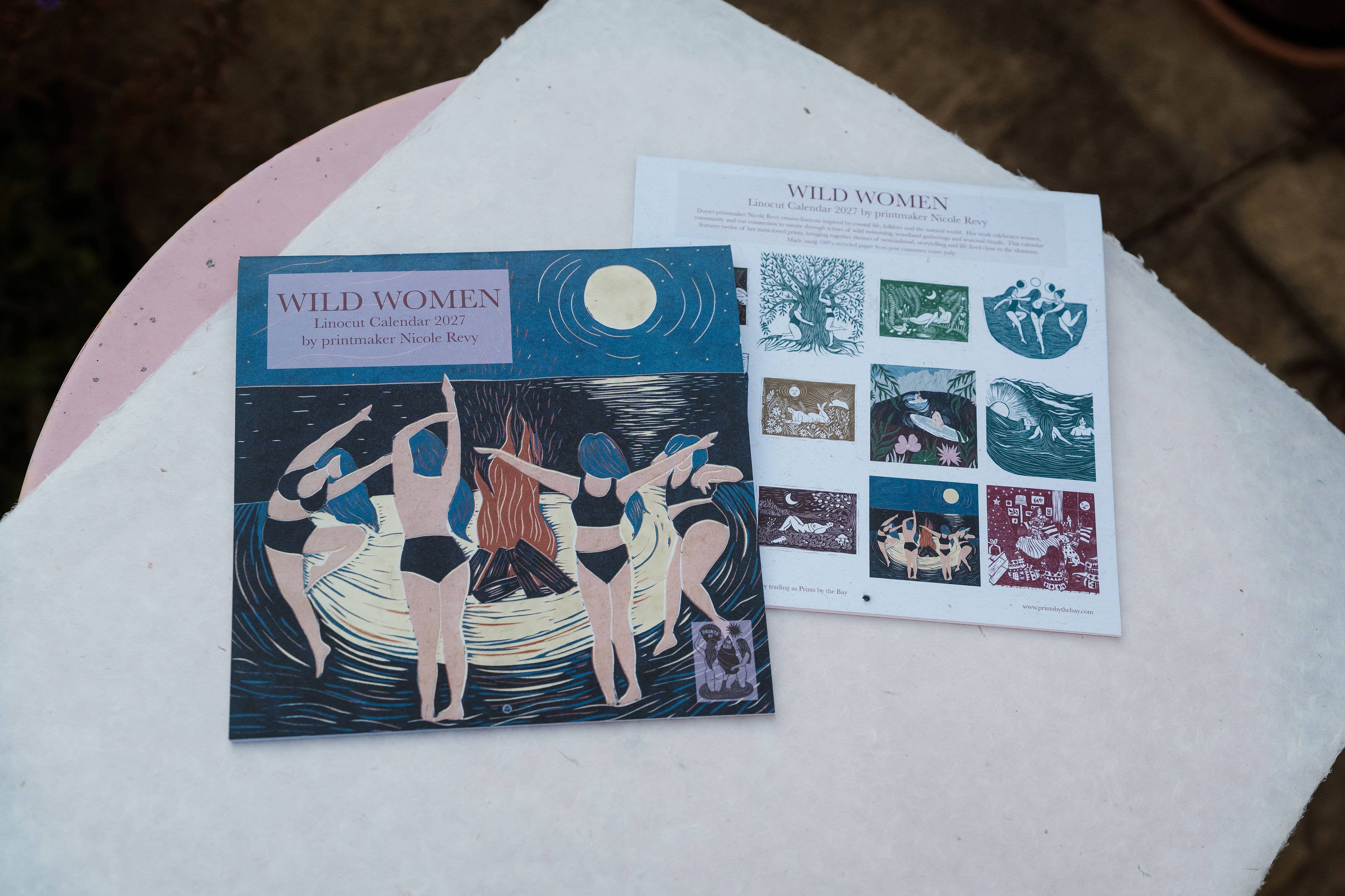 Wild Women Linocut Calendar 2027