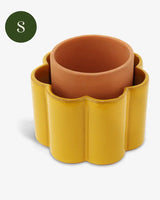 Self-Watering Pot | Paulita | Small Mustard Yellow