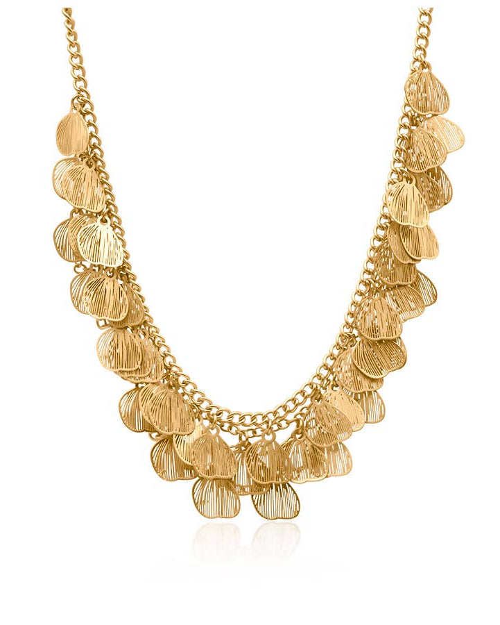Livia Blossom Statement Necklace | Gold, 22cm