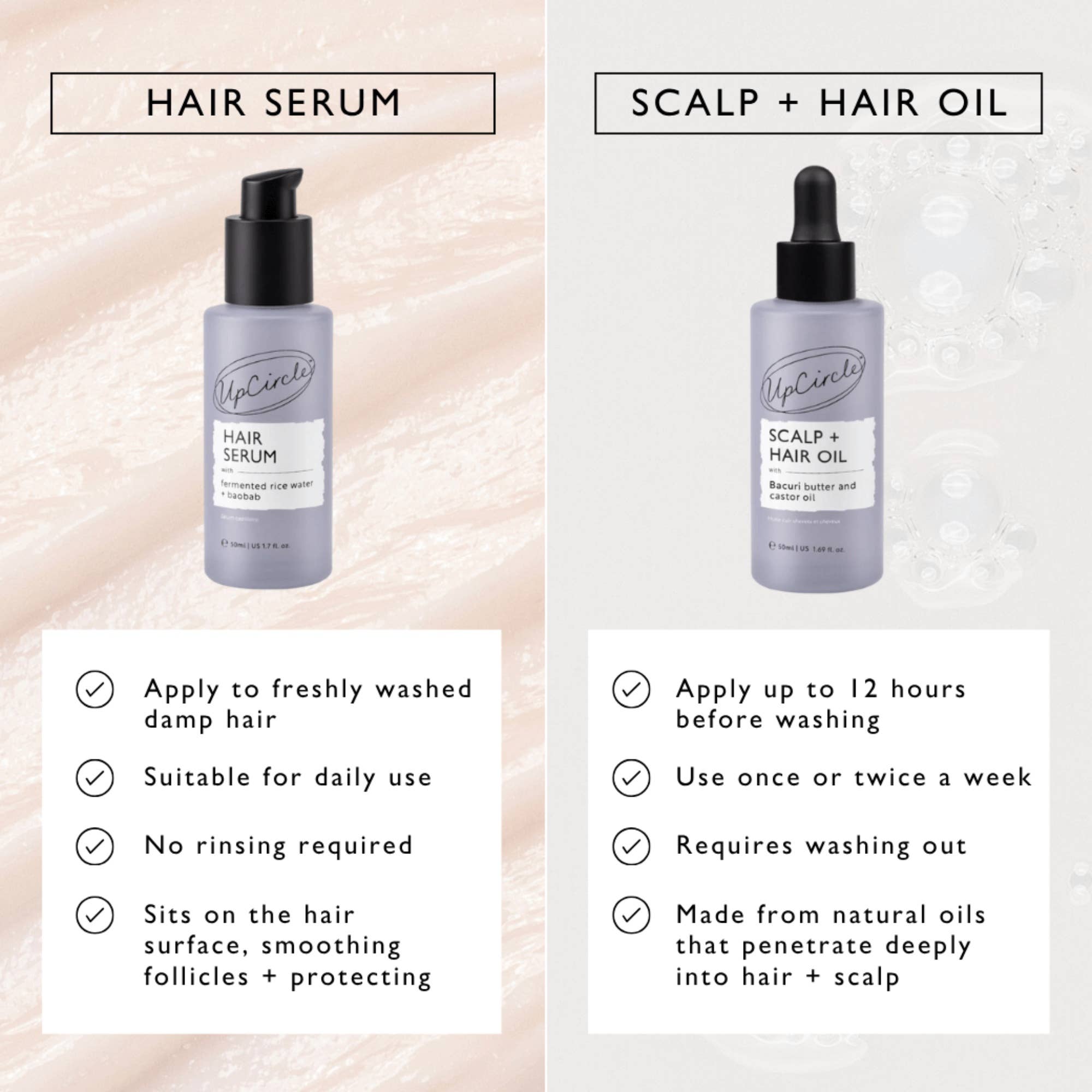 Hair Serum with Fermented Rice Water + Baobab