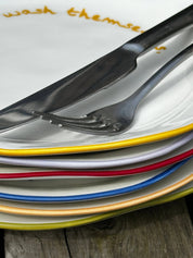 'always be polite to the chef' Statement Plate