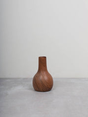 Walnut Wood Mini Vase, Nina: Large