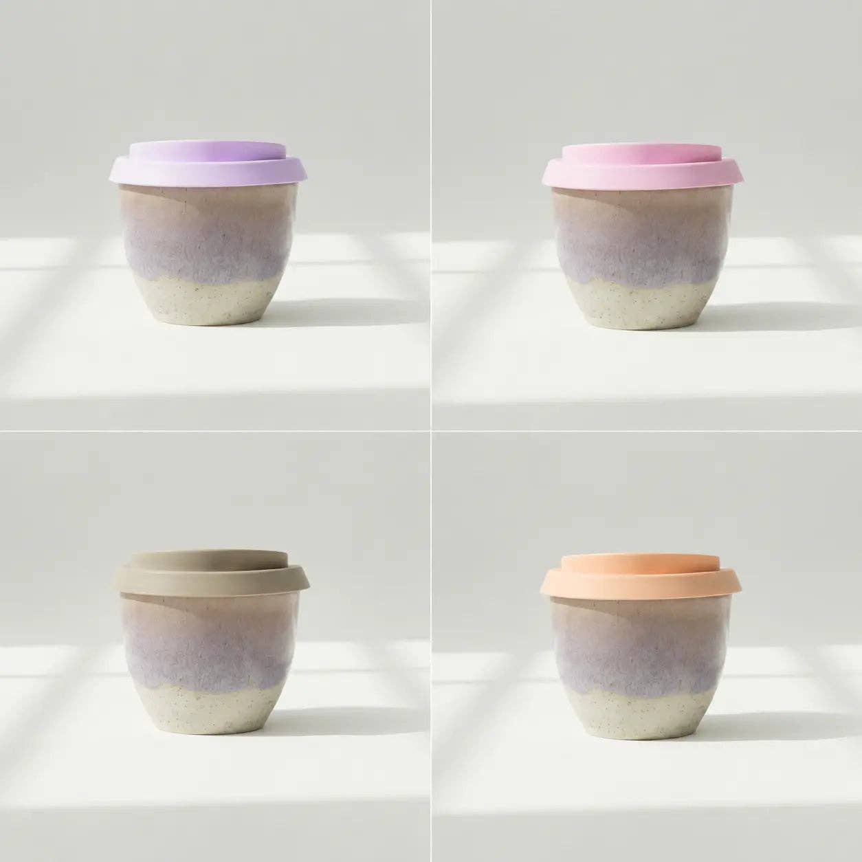 Ceramic Flat White Cup 6oz in Deia