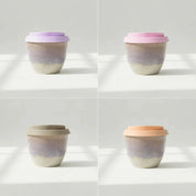 Ceramic Flat White Cup 6oz in Deia