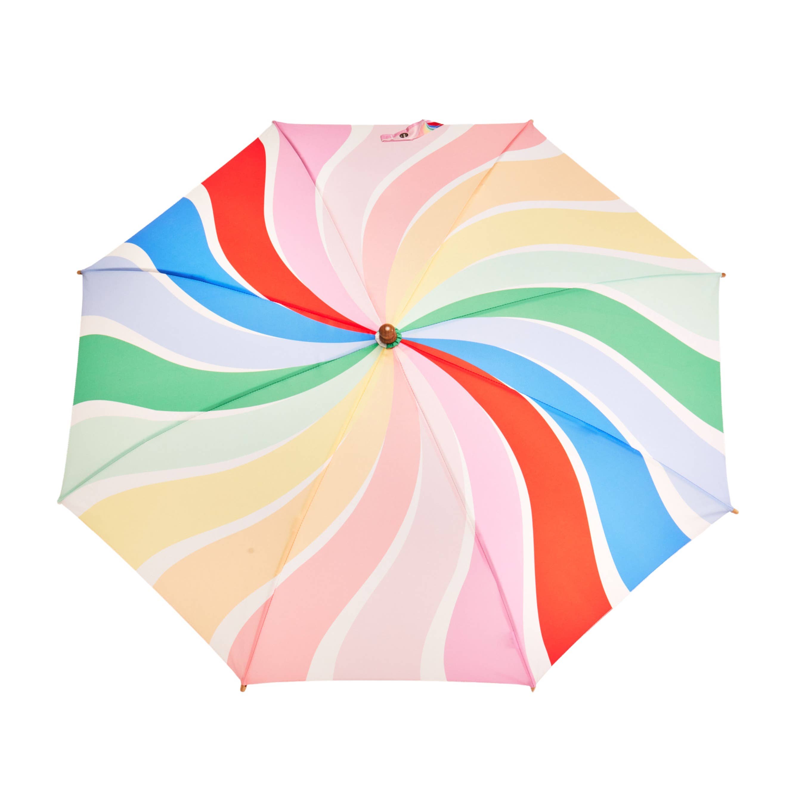 Rainbow Stripes Children's Duckling Umbrella