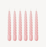 1 Twist Candle - Baby Pink