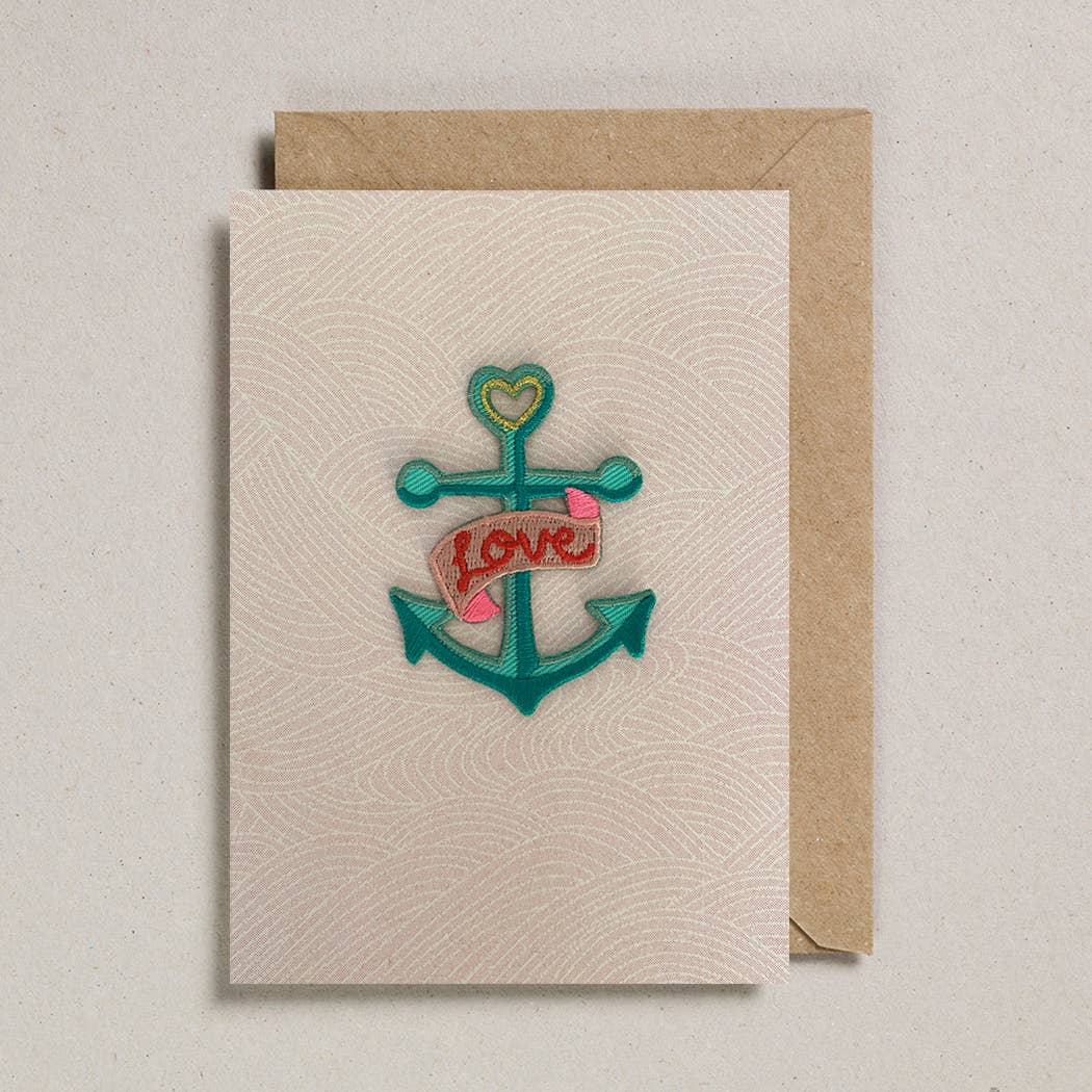 Patch Cards - Love Anchor