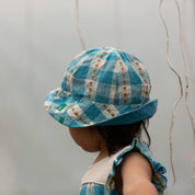 Blue Flowers | Reversible Sunhat