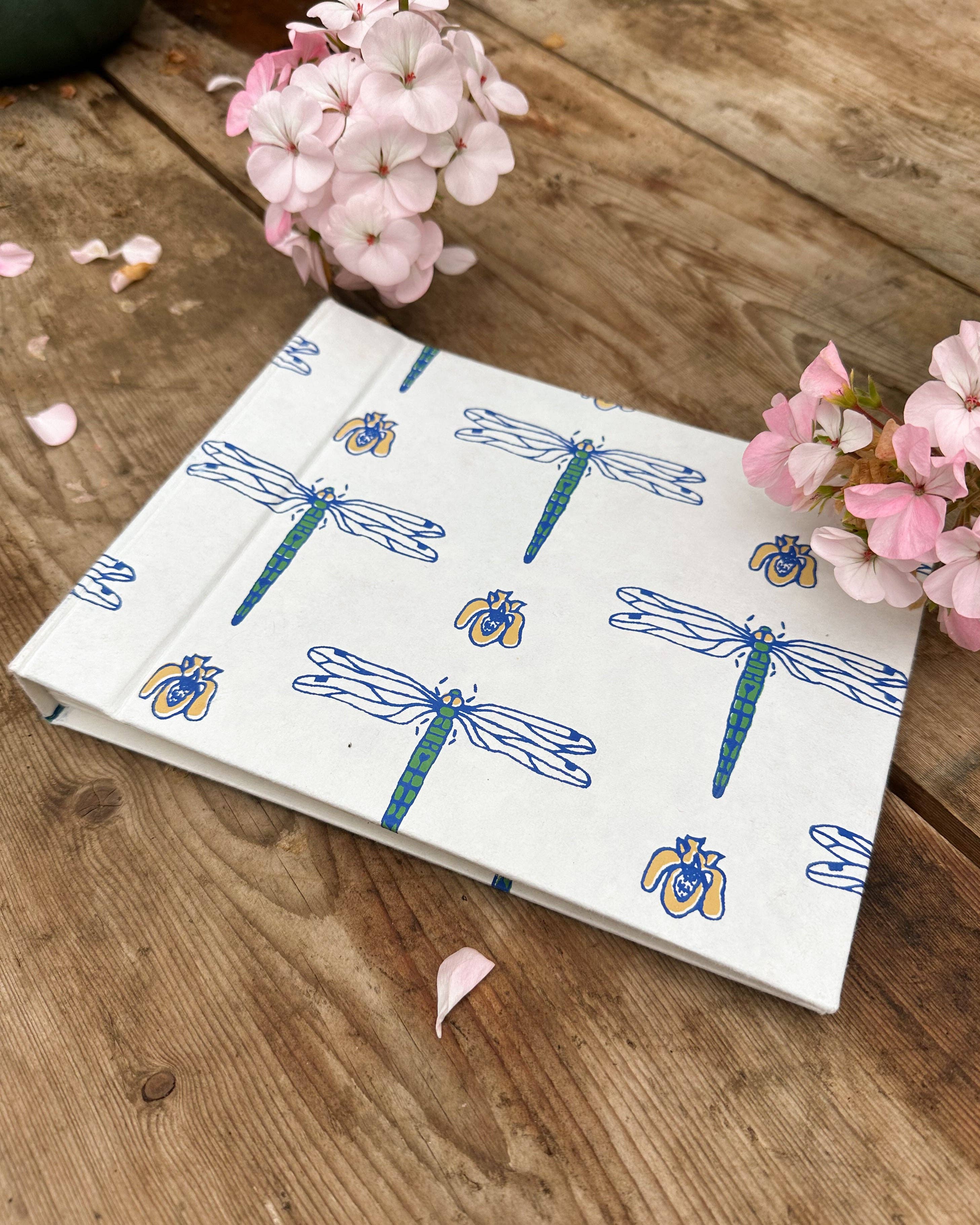 Hand Printed Hardback Photo Album 'Dragonflies'