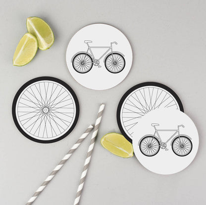 Bicycle Set Of Four Coasters