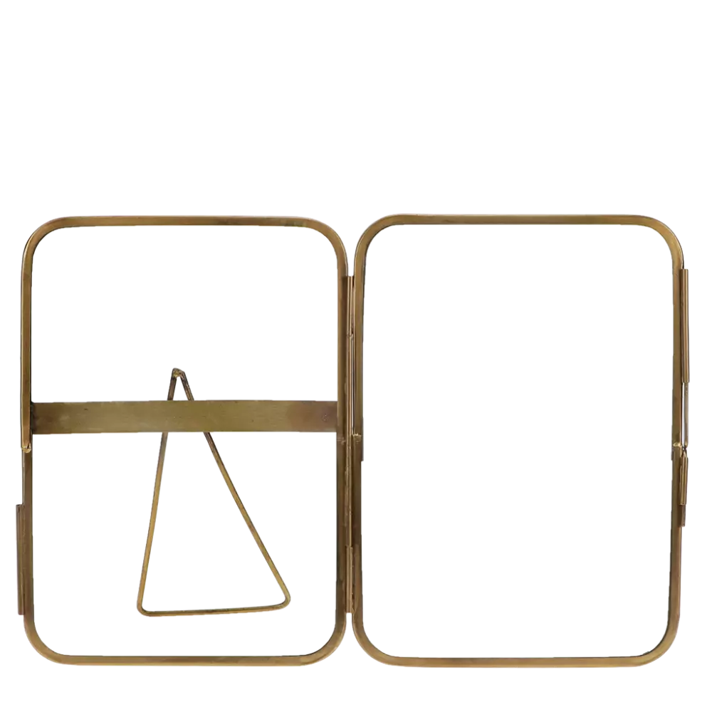 Rounded Standing Brass Frame (2 sizes)