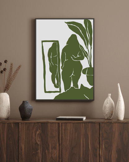 ‘Mirror Babe’ Print