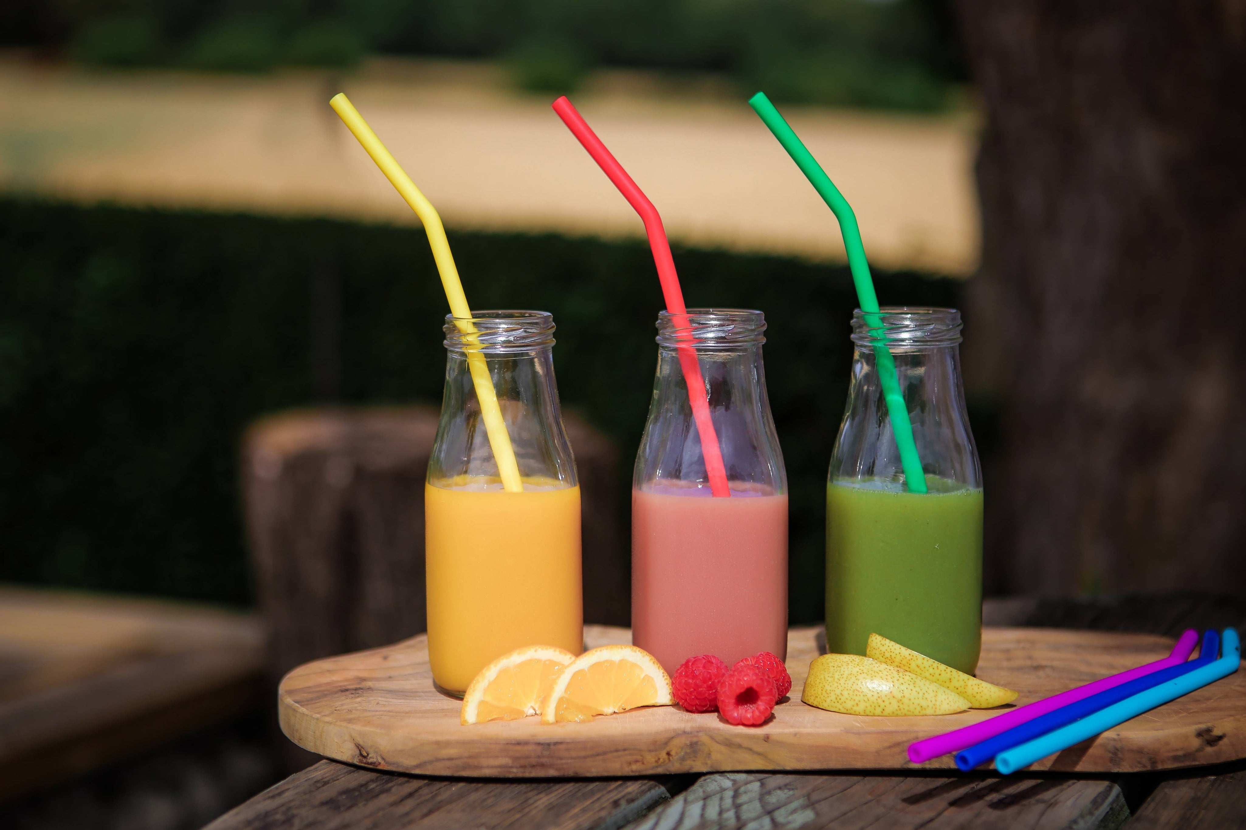 Silicone Drinking Straws | Reusable, BPA Free & Vegan