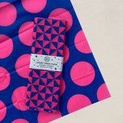 Luxury Patterned Tissue Paper Gift Wrap | Pink & Cobalt