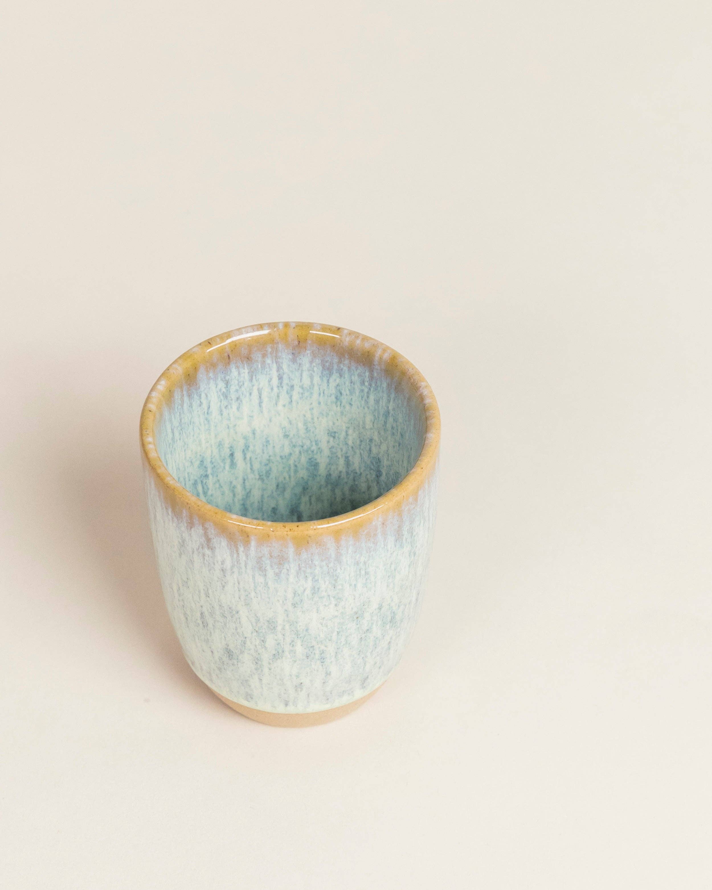 Tejo handmade ceramic cappuccino cup, further view