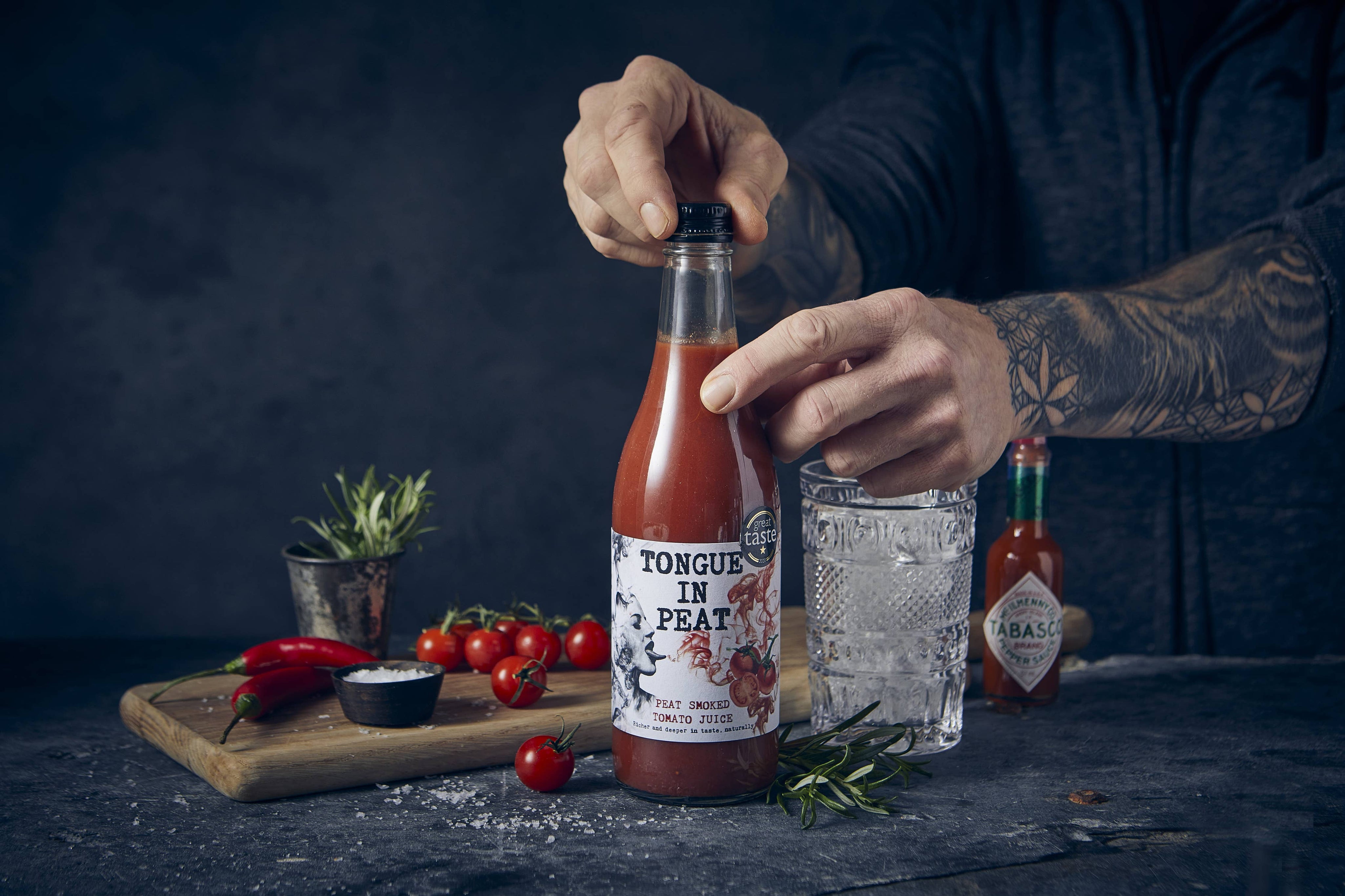 Smoked Tomato Juice Bloody Mary Cocktail Mixer | 500ml/17.02oz