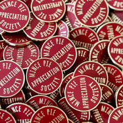 Mince Pie Appreciation Society | Burgundy Enamel Pin