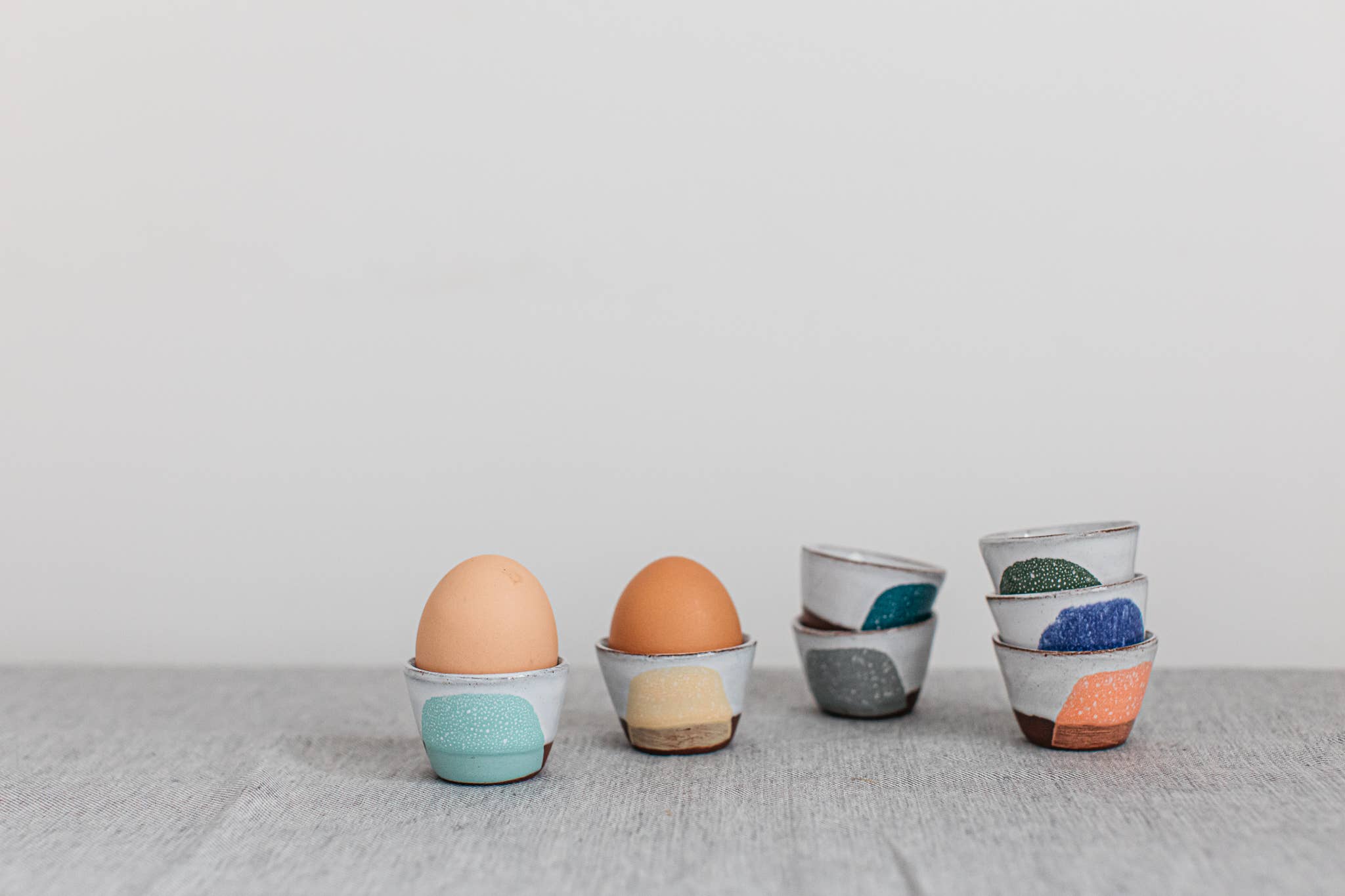 Handmade Contemporary Terracotta Egg Cup