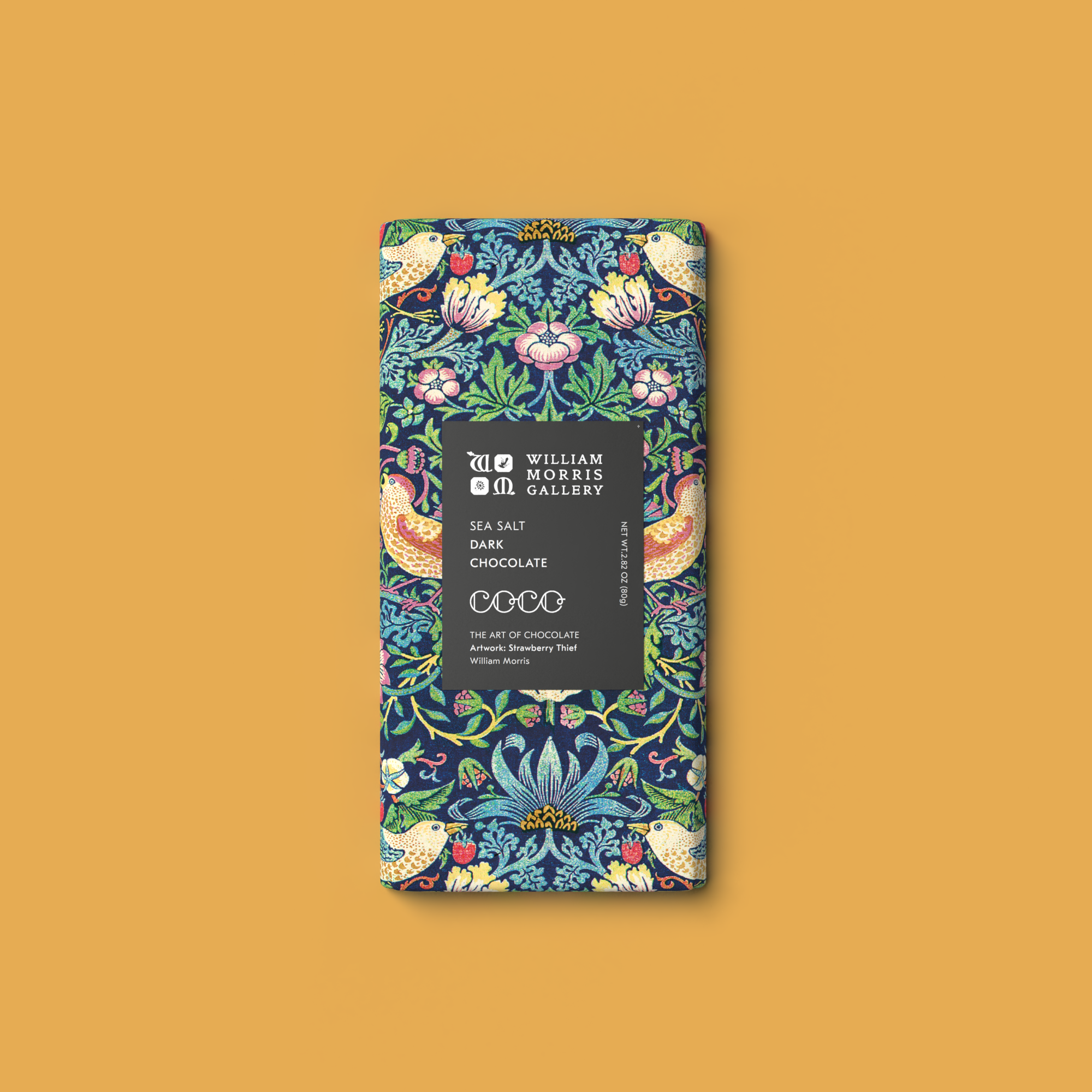 Sea Salt Dark Chocolate William Morris Limited Edition
